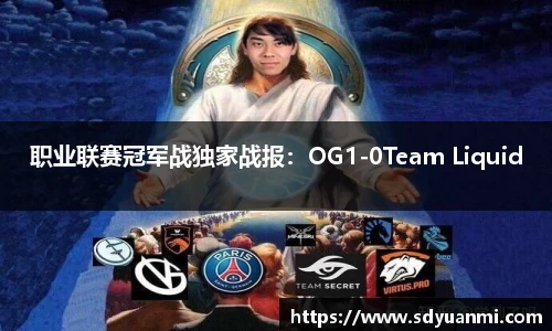 职业联赛冠军战独家战报：OG1-0Team Liquid